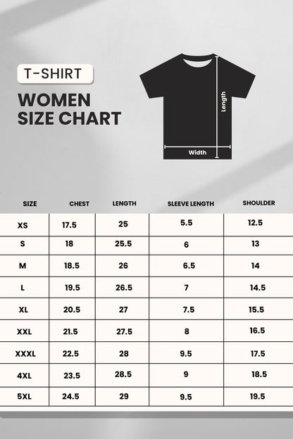 Women's Pack of 5 T-shirt